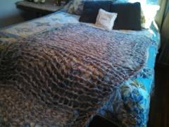 Arm Knitted Blanket